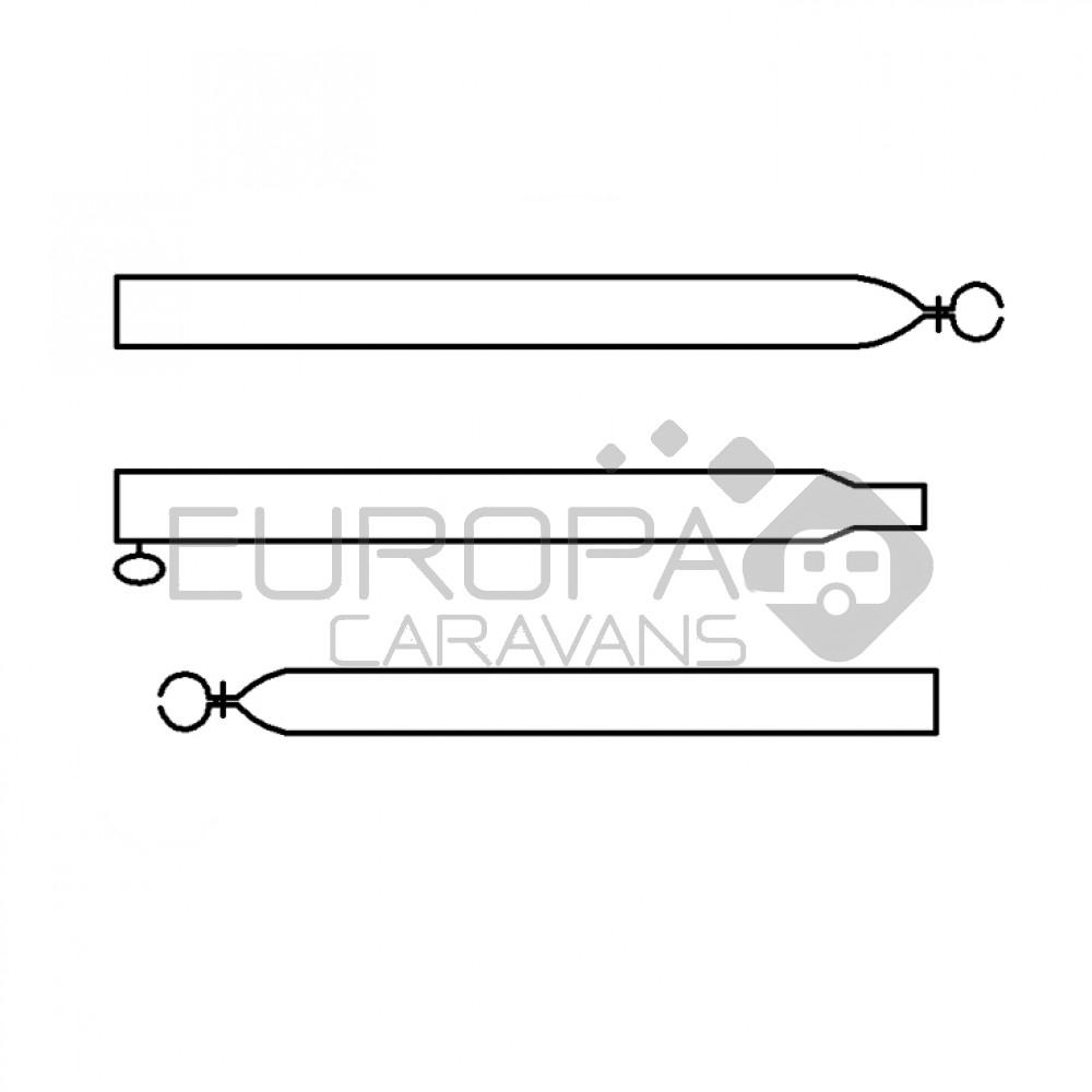 Campking Verandastang 25/22 mm 170-250cm Basic