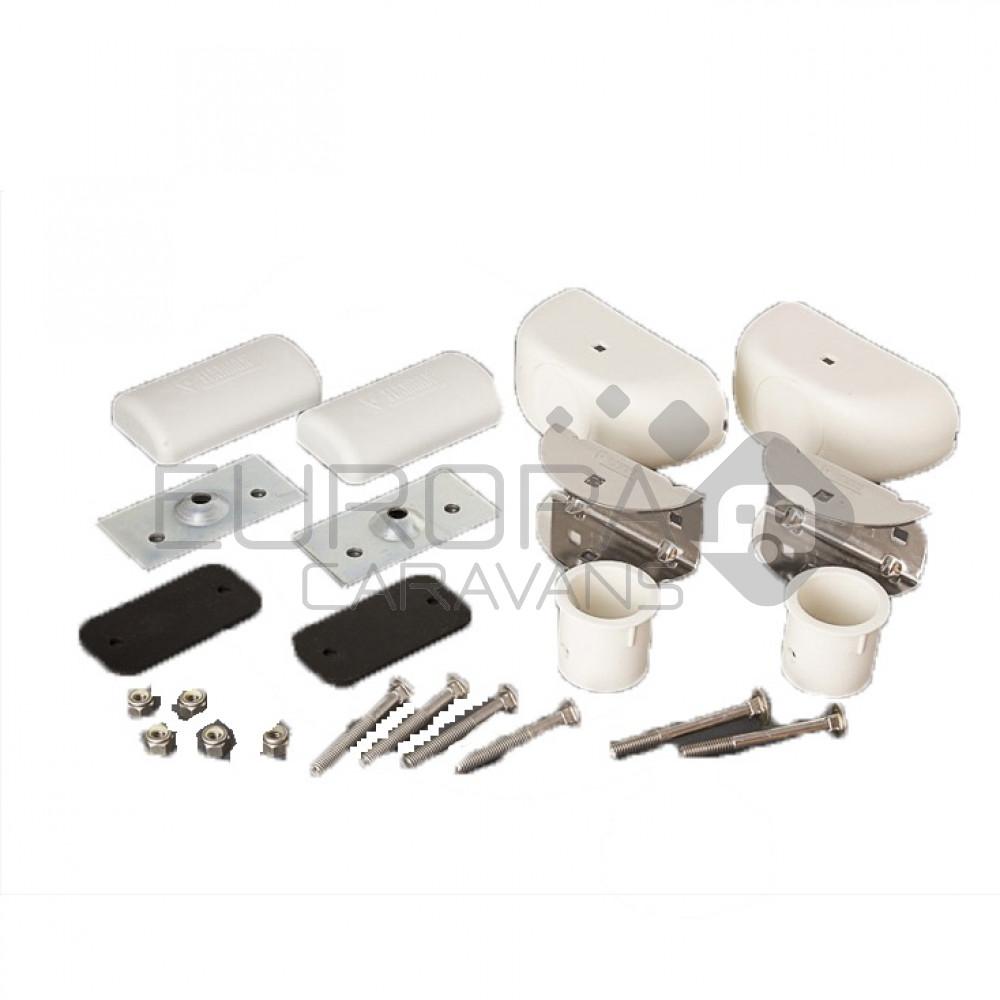 Fiamma Wandbevestiging onder. Compleet set 2 stuk