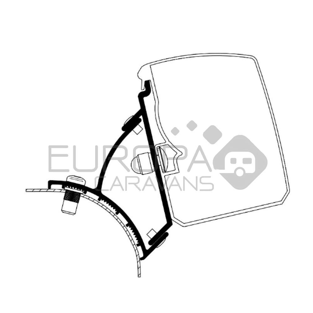 Thule VW T5/T6 Minivan Fixed Adapter 3200