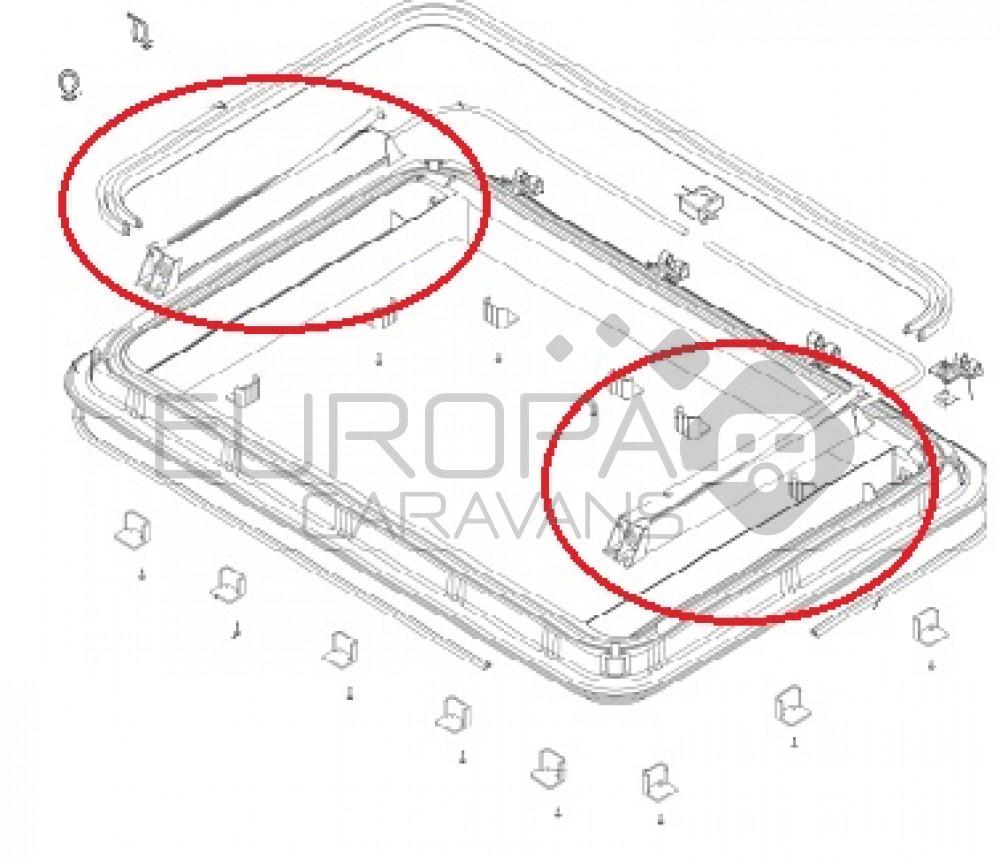 Dometic Heki 3/ 4 Aandrijfas