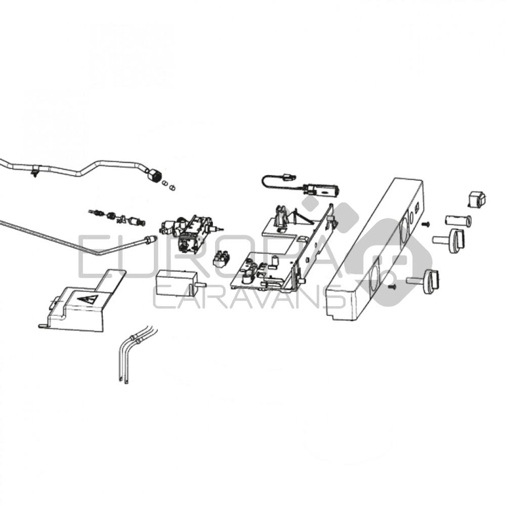 Dometic RML9430 Draaiknop Zwart / Grijs Set