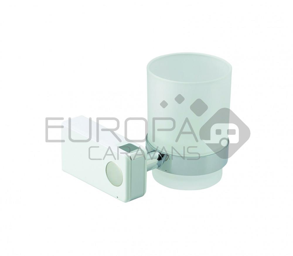 Wand Bekerhouder met Glazen Beker ND-Design