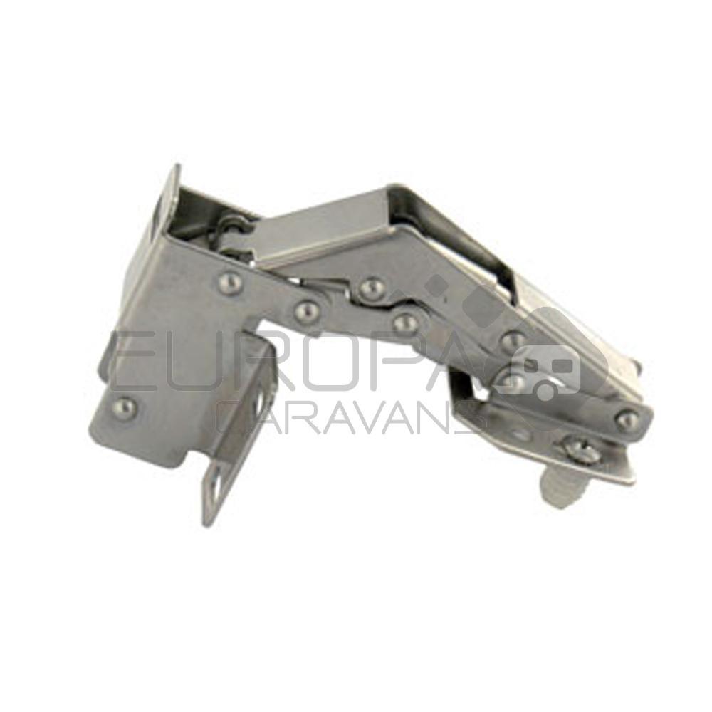 Kastscharnier met veer verzinkt