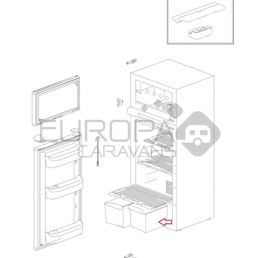 Thetford Groentebak Rechts N41**