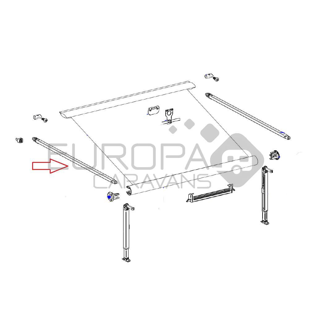 Thule Knikarm LH Caravan Style 1.90