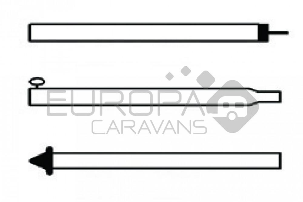 Campking Tentstok 22/19 mm 180-250 cm Prem.