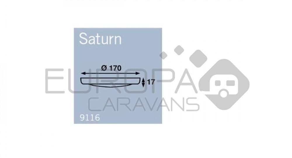 Plafonnière Saturn LED chroom 170mm m/schakelaar