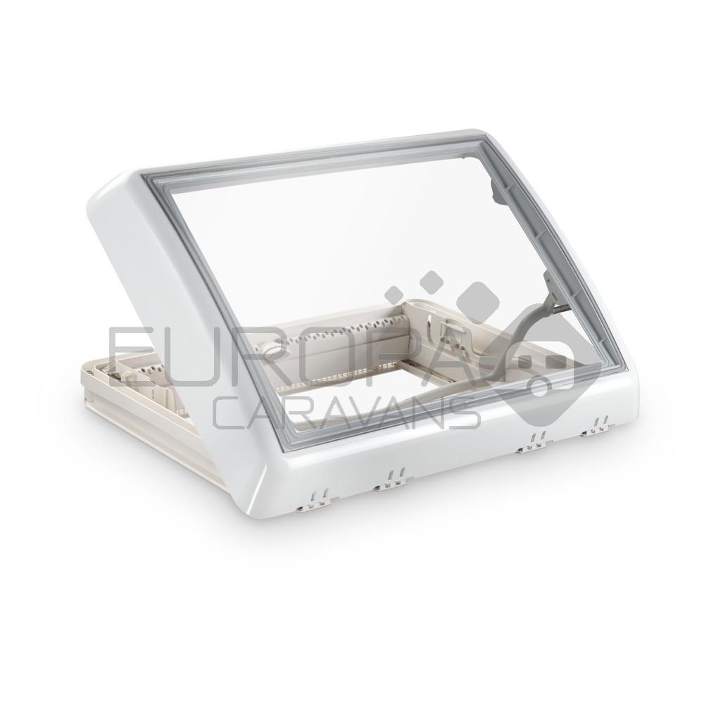 Dometic Midi Heki Style 70x50 Beugel/Ventilatie Crèmewit