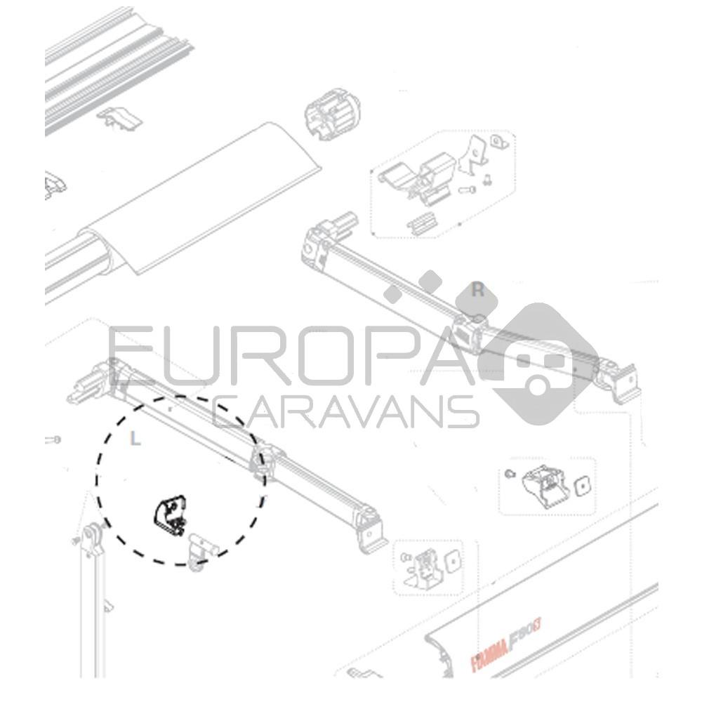 Fiamma F80S Bevestigingskit Linker Staander
