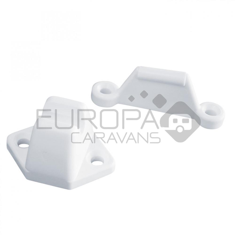 Deurvanger 2-delig Wit