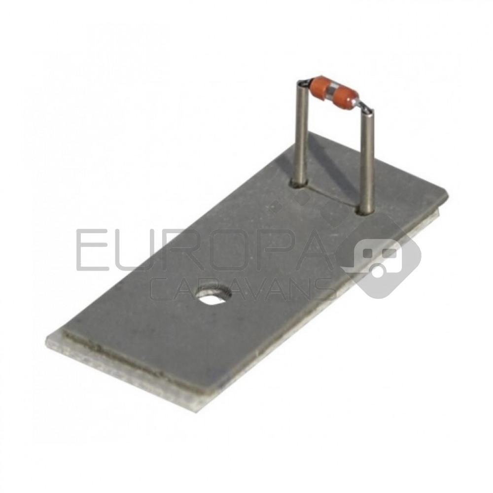 (048)Thermostaat plaat luchtmotor.