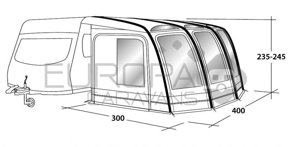 Mirage 400SA Caravanvoortent