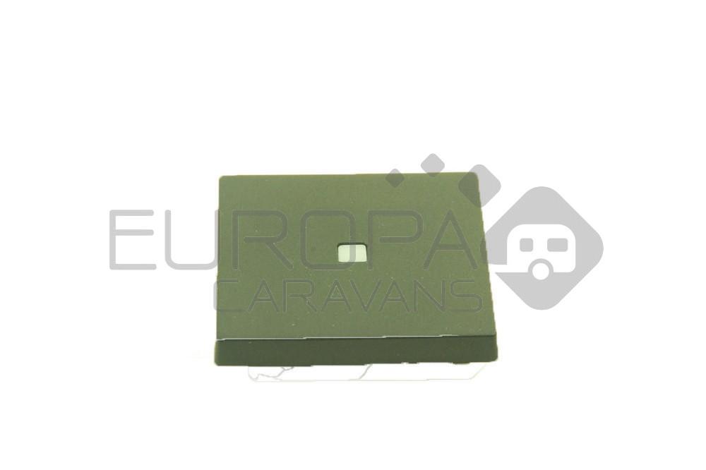 Presto Afdekplaat Wipschakelaar Enkel Lens S-20.000 Zwart