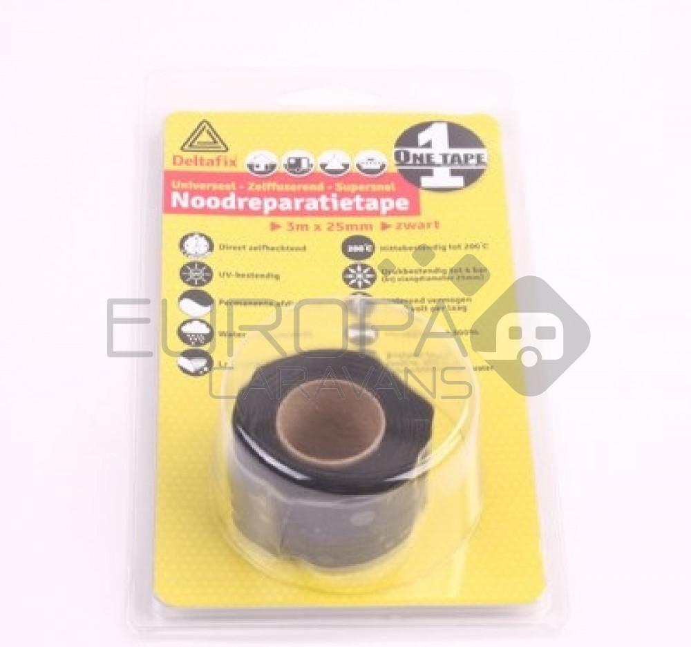 Deltafix Uitvoering siliconen 3mx25mm Zwart