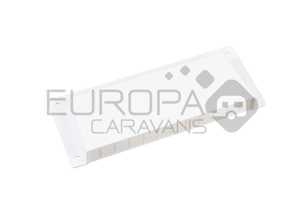 Ventilatierooster Wit opbouw 21x8.5cm