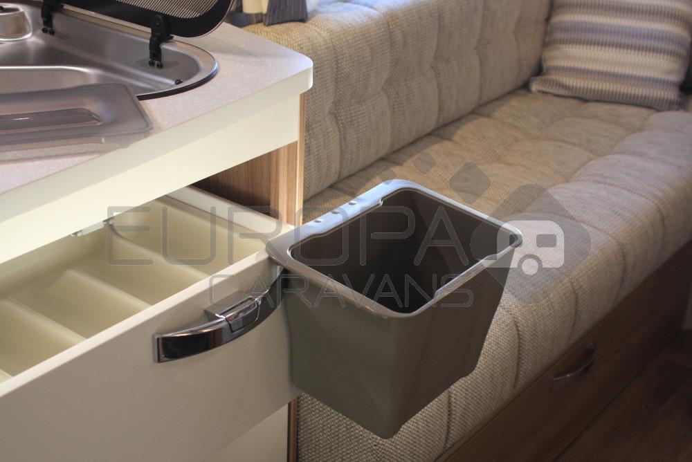 Afvalemmer Inbouw 5L Grijs