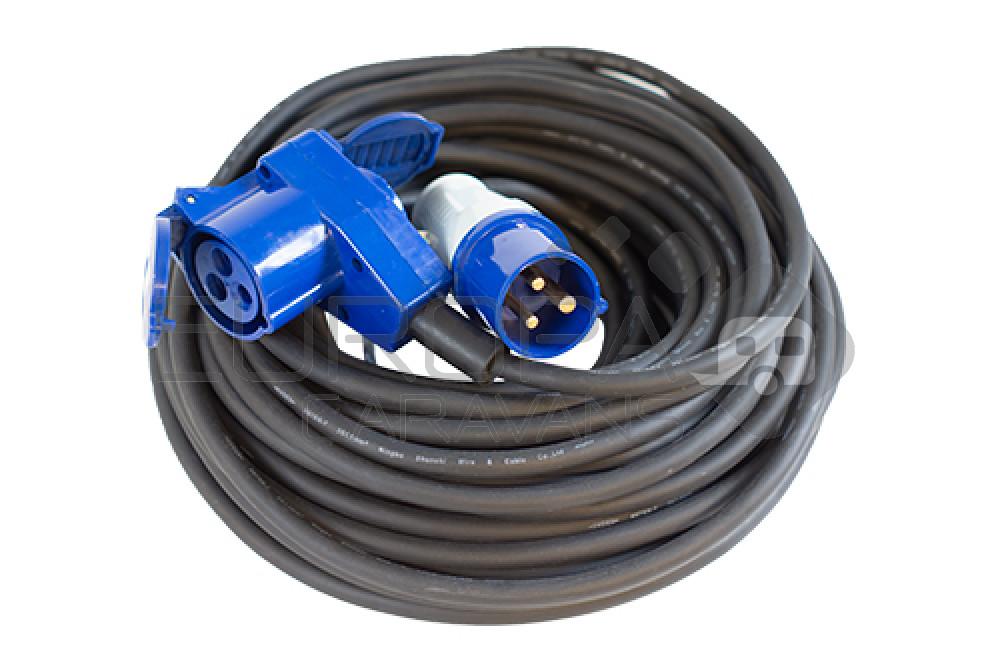 Vechline Verloopkabel 3x2.5mm² CEE-Winkelkoppeling 25m