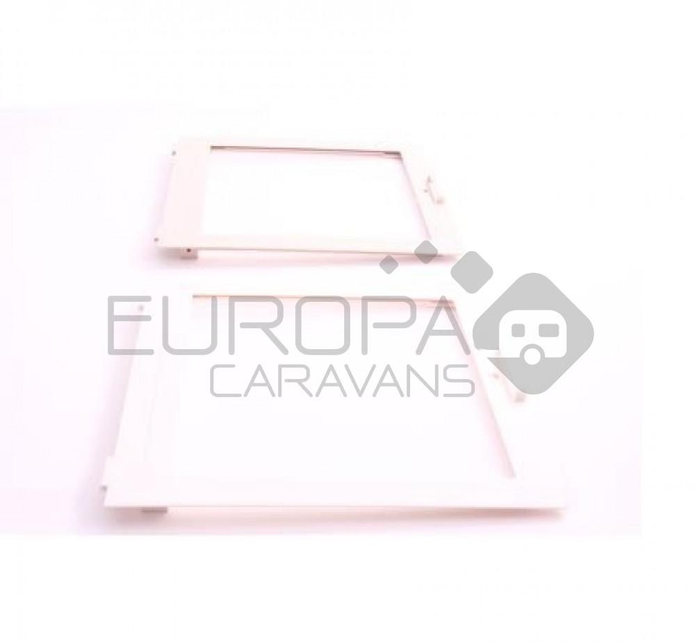 MPK Vliegenhor Scharnier Buitenzijde 40x40cm Beige