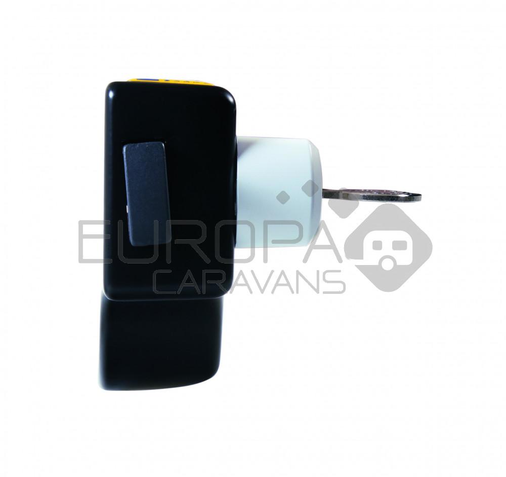 HEOSafe Draaiknop met slot Ducato 230, Boxer-Jumper 1994-2002 Zwart