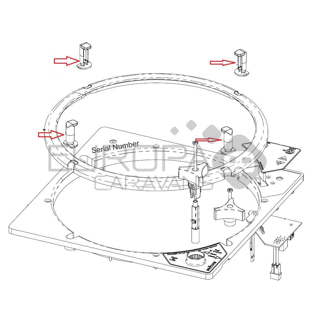 MaxxFan Bevestigingsklemmen Ring