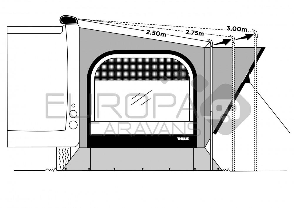 Thule QuickFit 3,00x2,25 Ducato H2 2,30>2,50