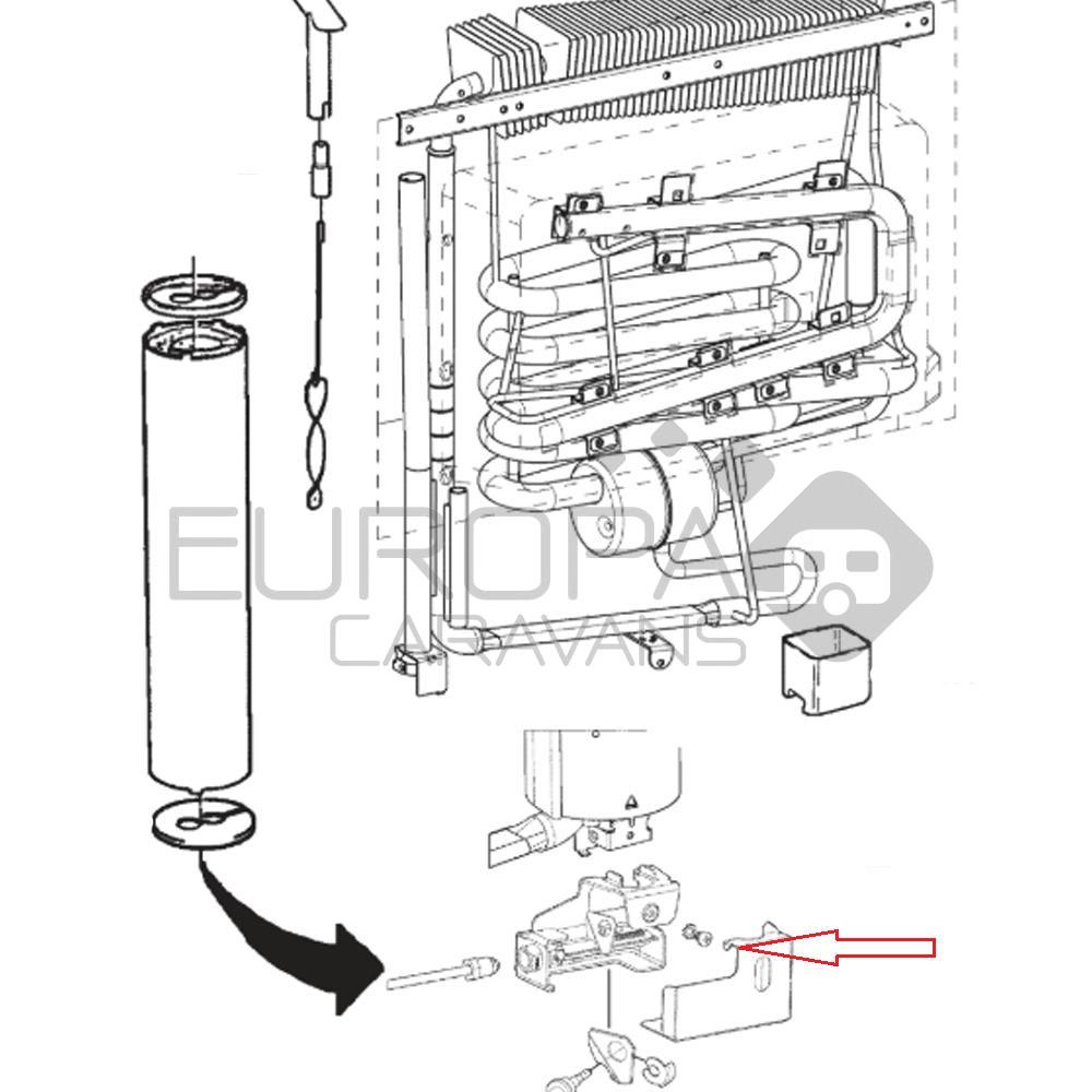Dometic RMS8401 Gasbrander compleet