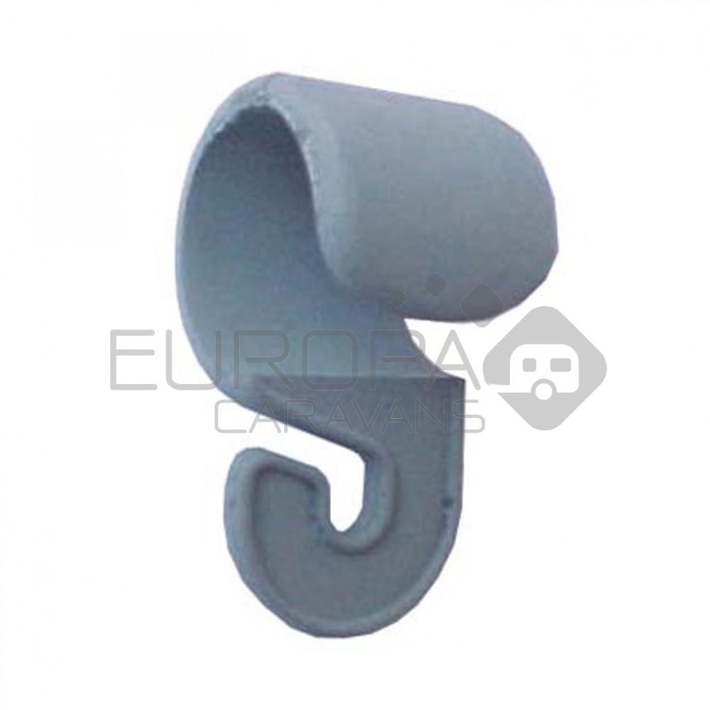 Campking tentclip+haak nylon 19-22 mm 5 st