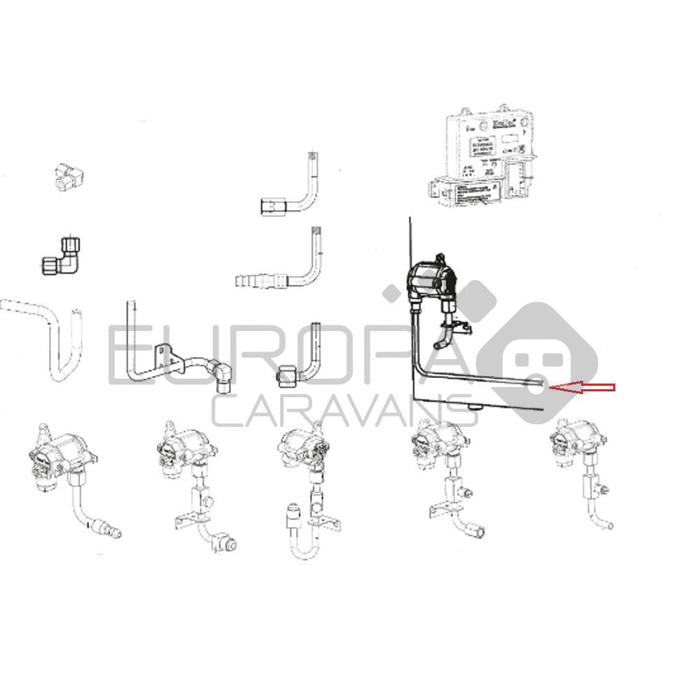 Dometic RMS8401 Gastoevoerbuis