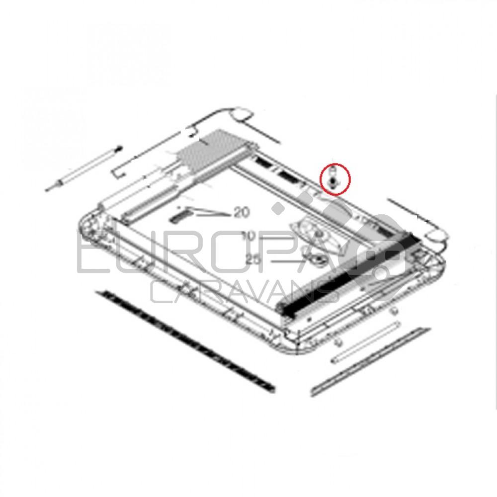 Dometic Heki 3 aandrijfasje BG 1266