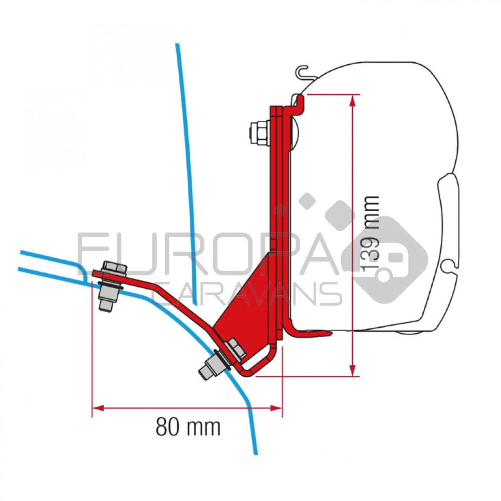 Fiamma Ducato/Pössl Lift Roof/Hymercar Kit H2-L2/L3/L4 >2006 F45