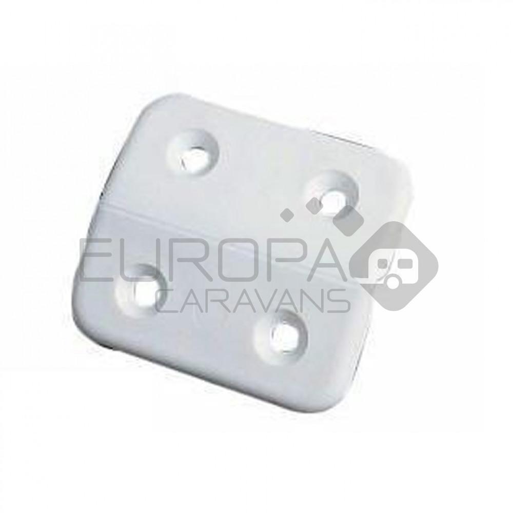 Scharnier Wit kunststof à 4 st.