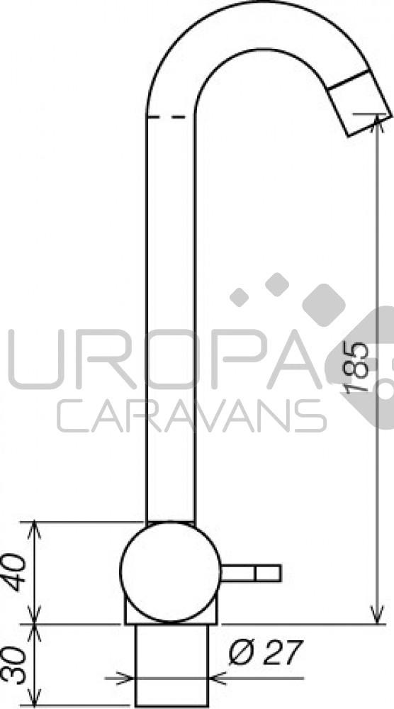 Reich Mengkraan Style 3000 Stalen Uitloop