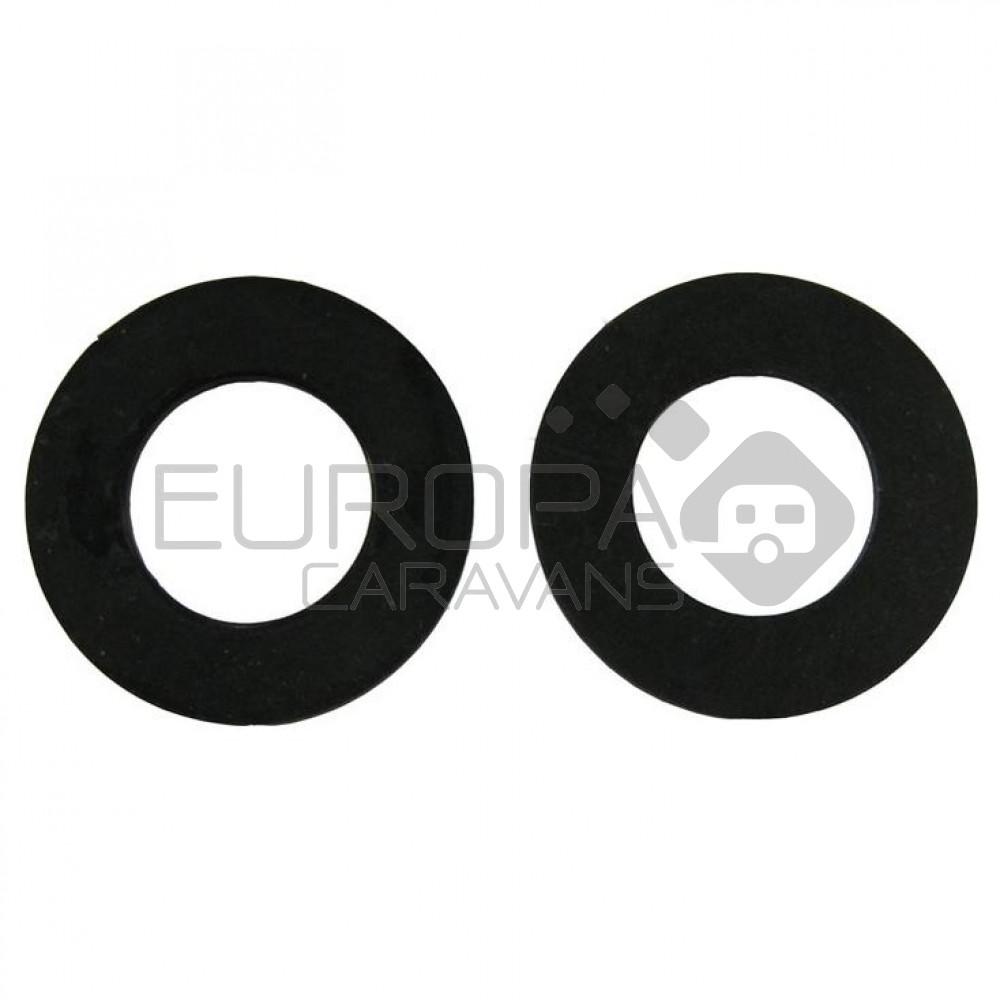 Voor drukregelaar of afsluitdop campinggazfles à 4 stuks