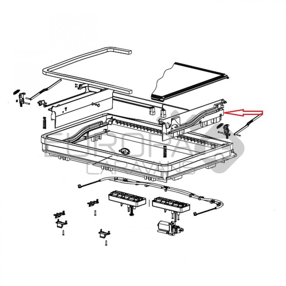 Dometic Midi Heki Afdekking Slinger Aandrijving Compleet L+R