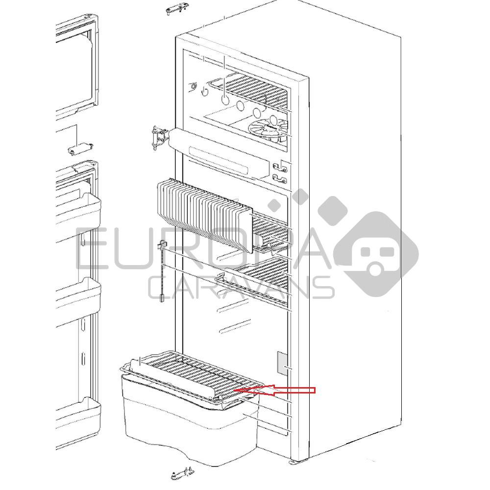 Thetford N3170 / N3175 Koelkastrooster