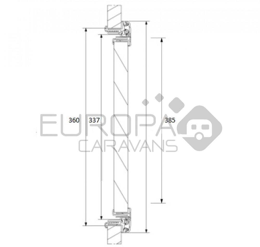 Dometic Serviceluik SK5 36x31cm Wit