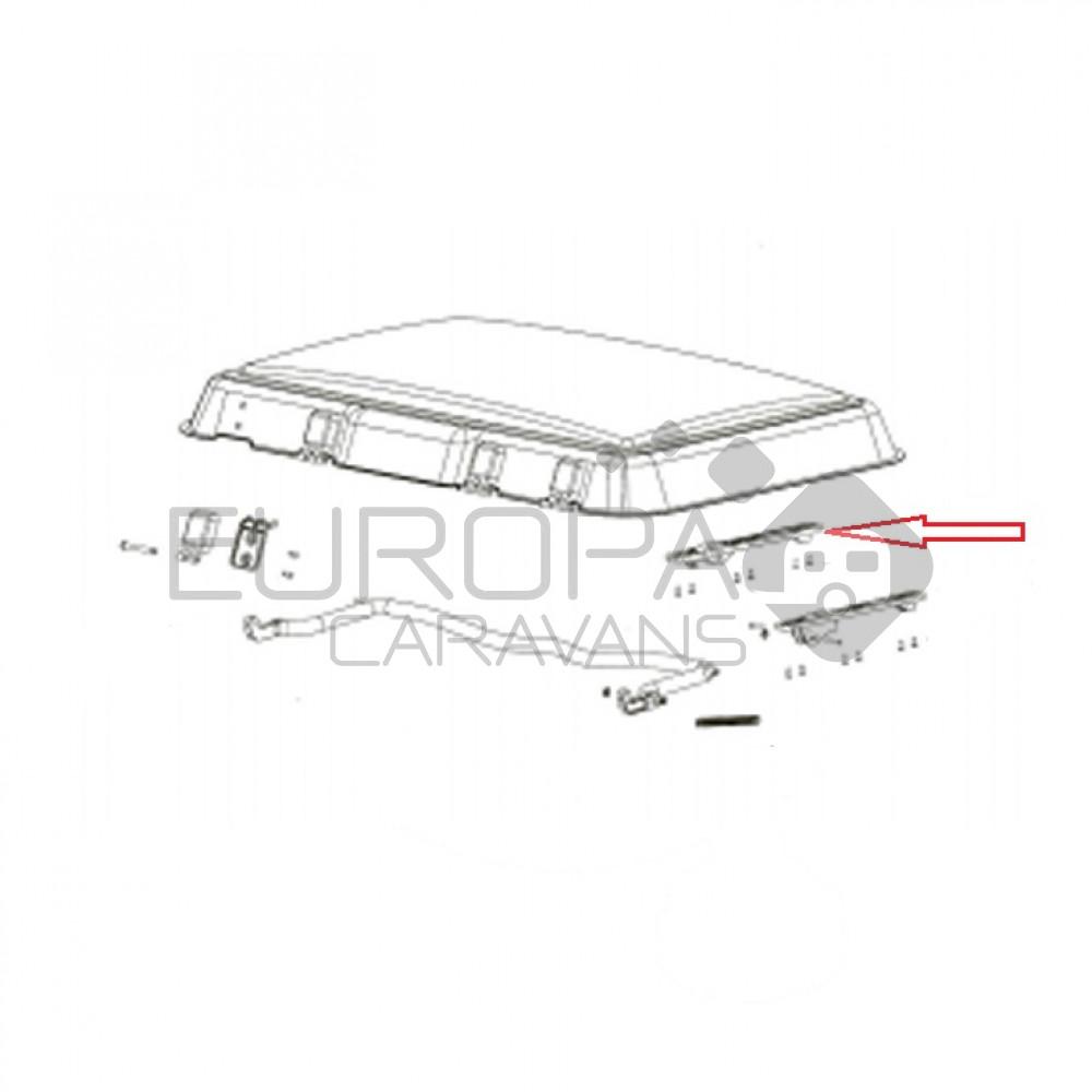 Dometic Midi Heki plaatje  v beugelvariant montage