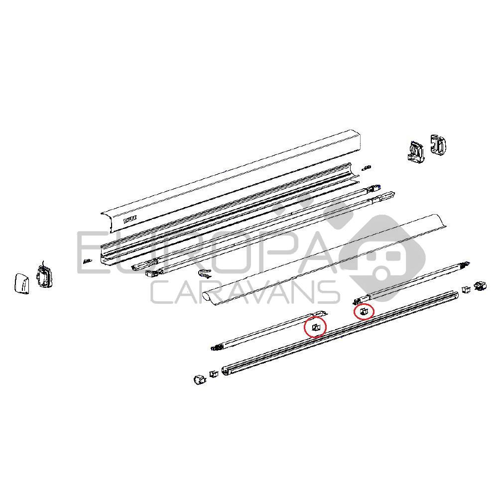 Thule Anti Rattling Support Arm 3200 2st.