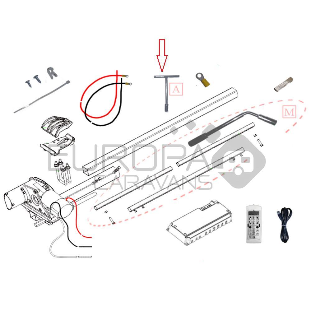 P1 Opzetmotor Noodsleutel