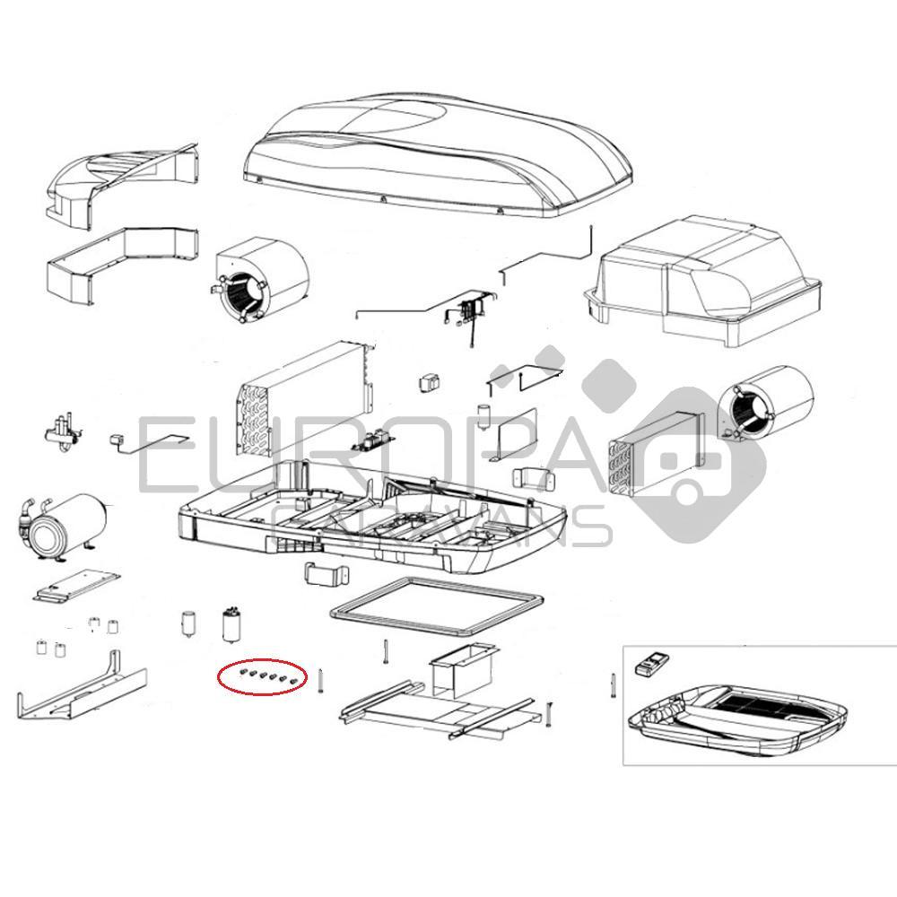 Telair e-Van Popnagel Bovenkap 6st.