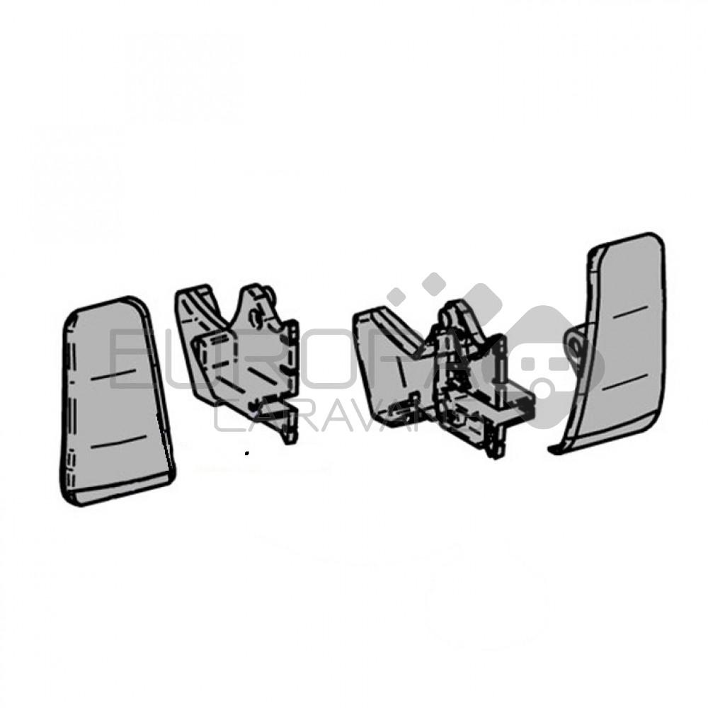 Thule Eindkap Lead Rail LH+RH 8000