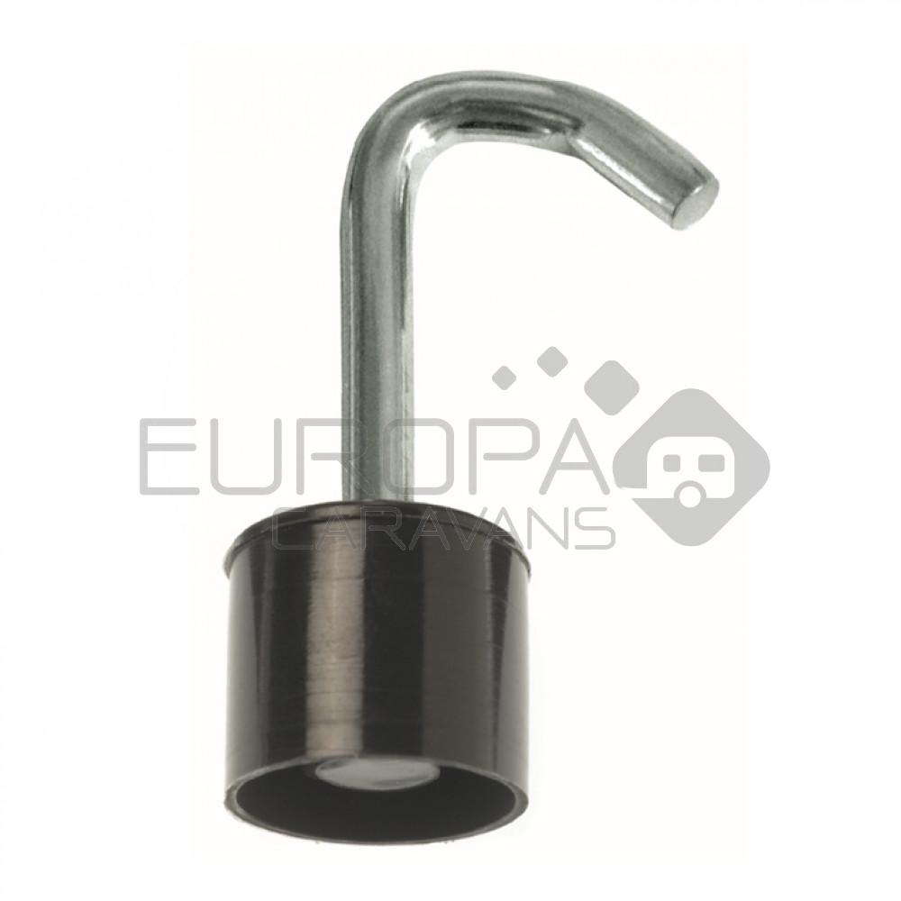 Campking Tentdop met Haak Universeel Omslag 22mm 100st.