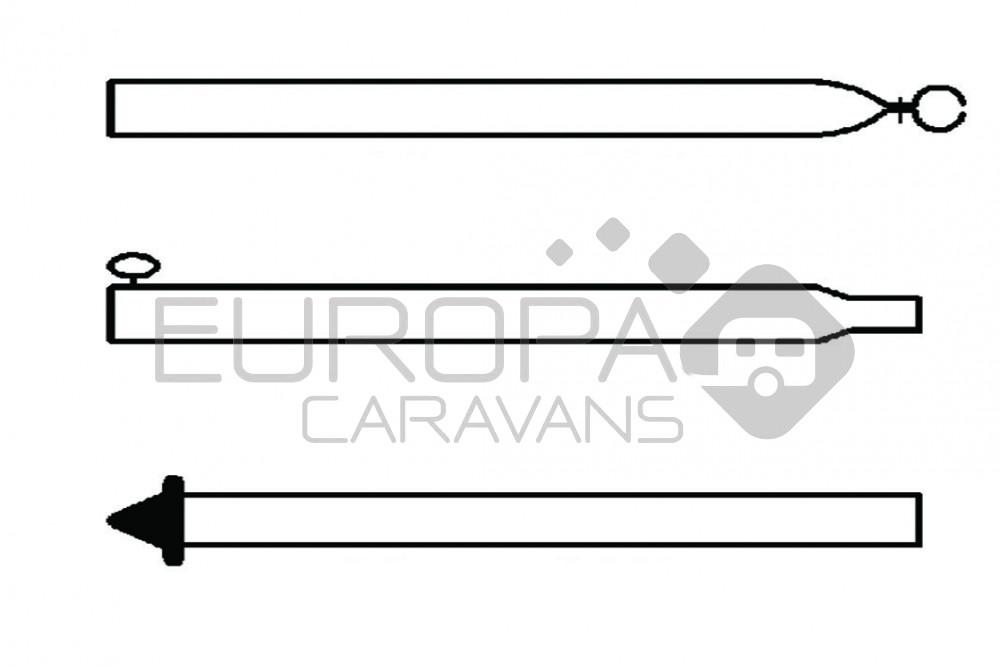 Campking Stormstok 22/19mm 170-250cm Basic