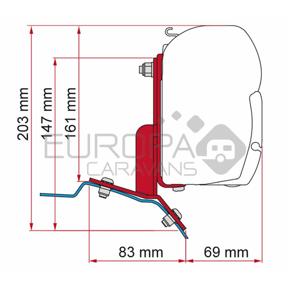 Fiamma Ford Custom Kit H1-L1 >2012 F35/F45