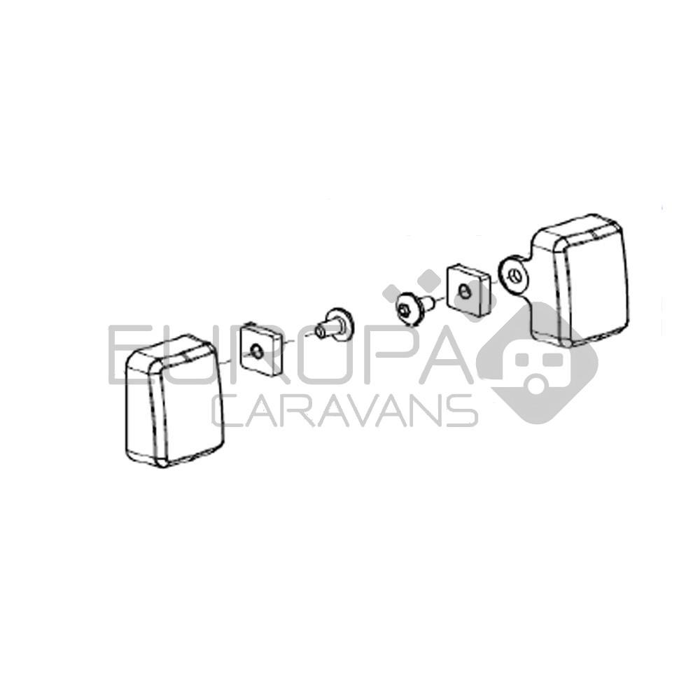 Thule SmartClamp Base Rail Bevestiging Cover Ducato H2