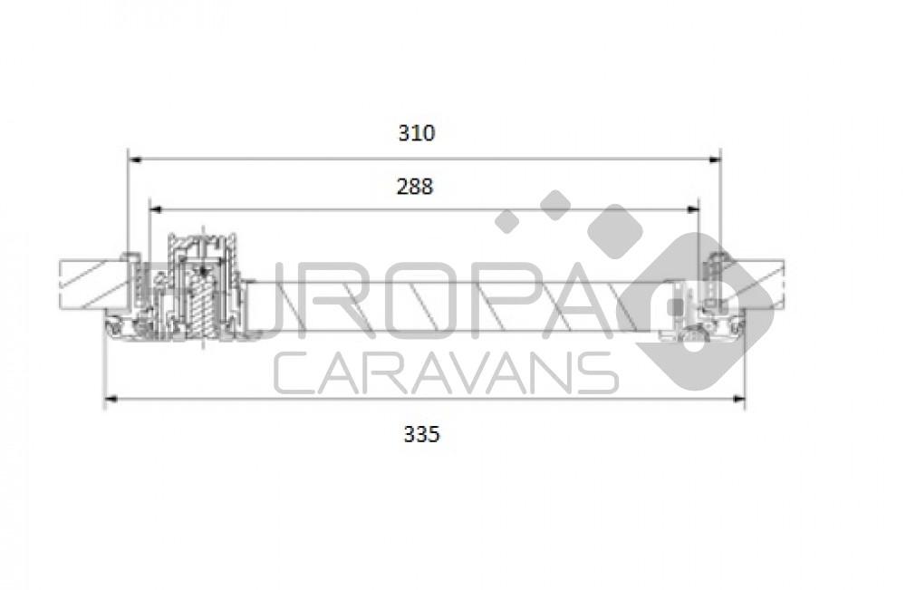 Dometic Serviceluik SK5 36x31cm Wit