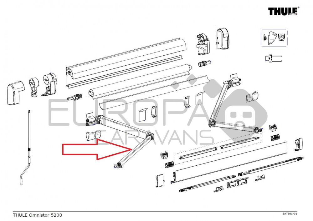 Thule Knikarm Compleet LH 5200 >3.00