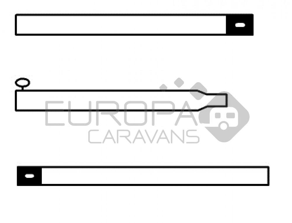 Campking tentstok 22/19 mm 80-150 cm alu