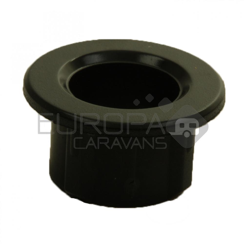 Doorvoer huls zwart van de spanjoletstang Hobby