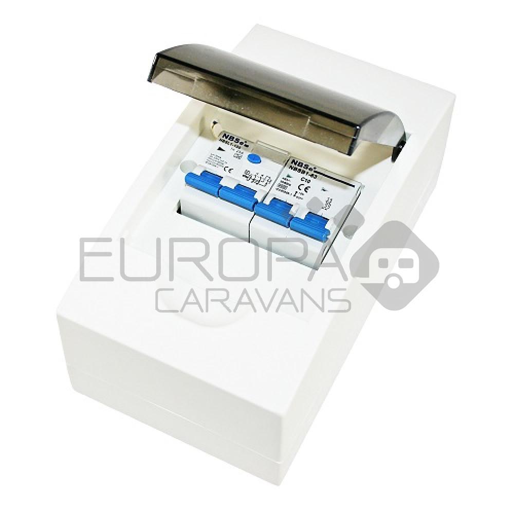 Aardlekschakelaar Crusador Zekeringautomaat 10Amp